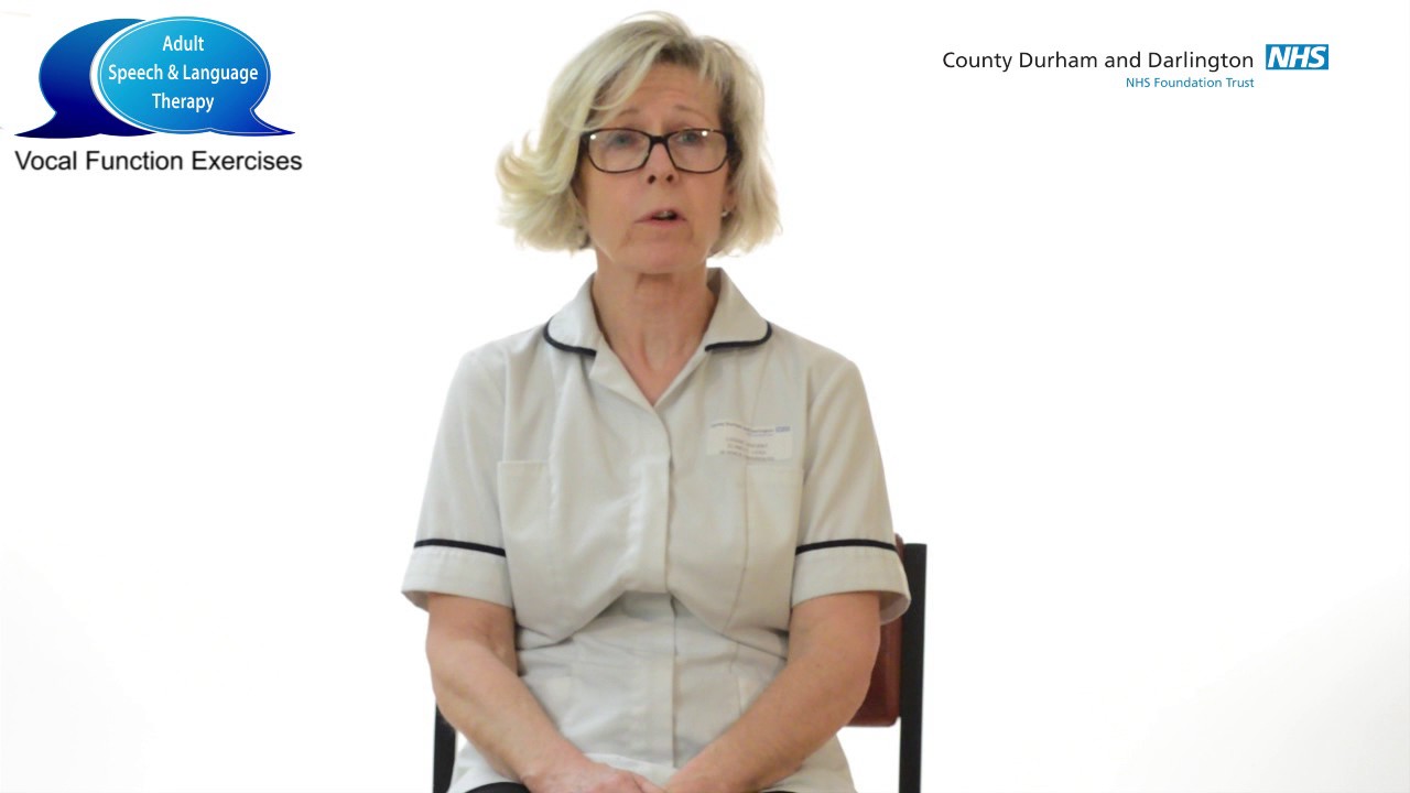Adult Speech and Language Therapy- Vocal Function Exercises