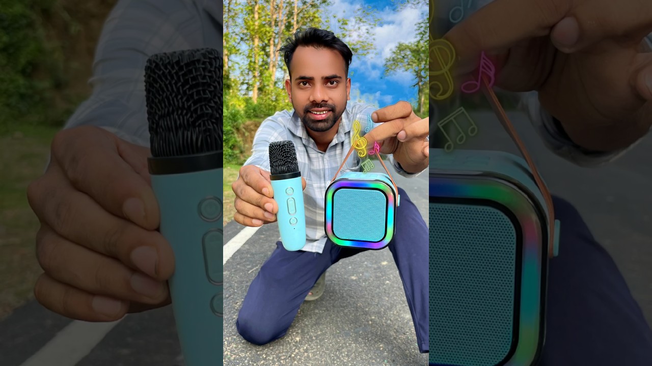 Wireless Bluetooth speaker unboxing with Mic 🎤