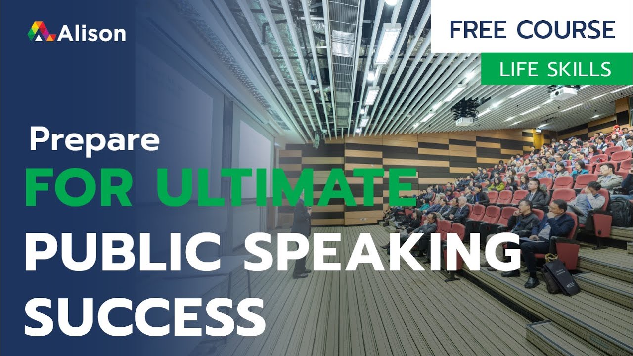 Planning for Ultimate Public Speaking Success - Free Online Course with Certificate