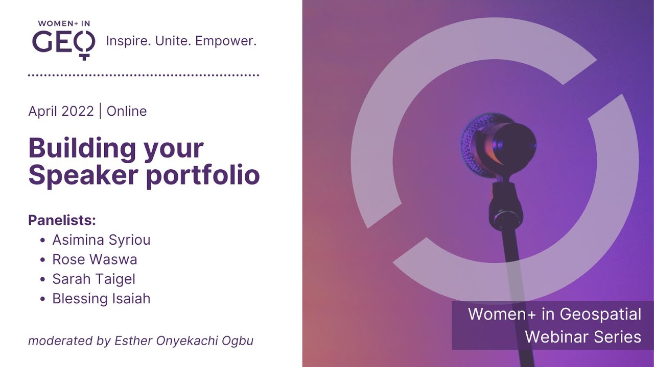 Building up your speaker portfolio