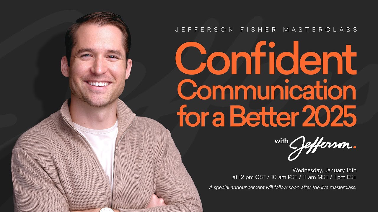Free Masterclass: Confident Communication for a Better 2025
