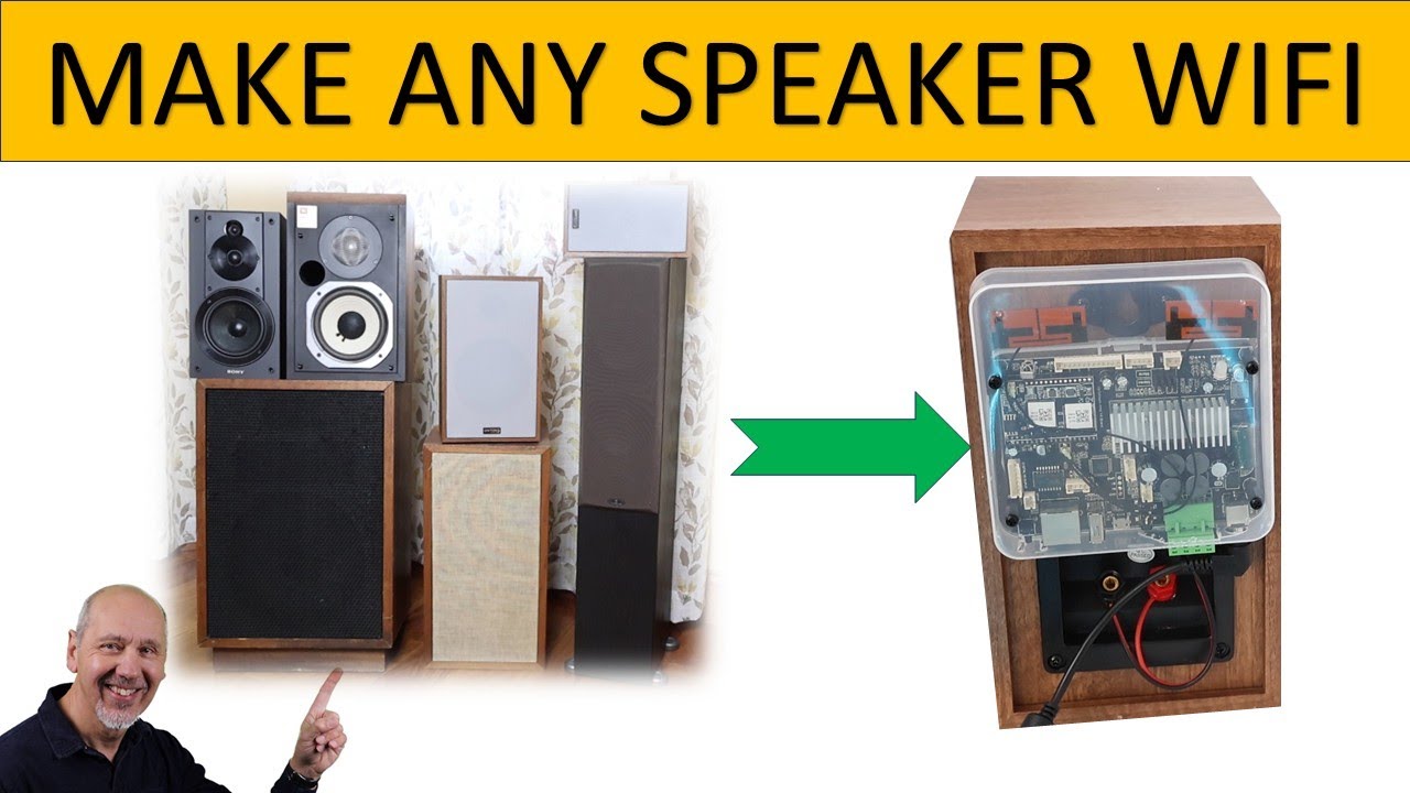 Add WiFi to any Speaker - Better than Bluetooth.