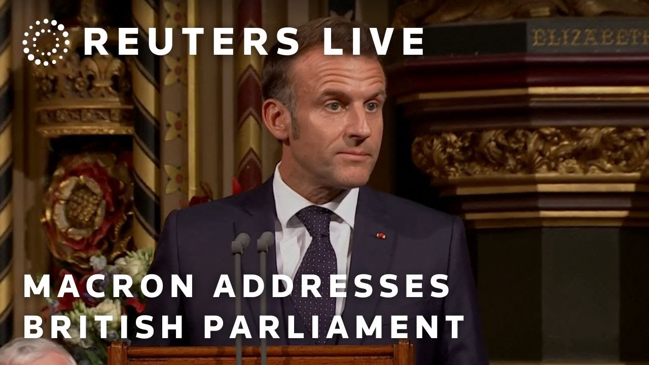 LIVE: French President Emmanuel Macron addresses British parliament